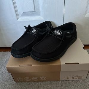 Black Hey Dude Womens Shoes